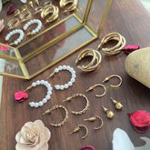 Vriksham Gold Look Alike 6 Pair Earring-G17742